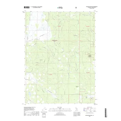2018 Map of Antelope Mountain, 2018 Print