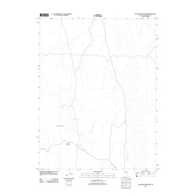 2012 Map of Antelope Mountain, 2012 Print