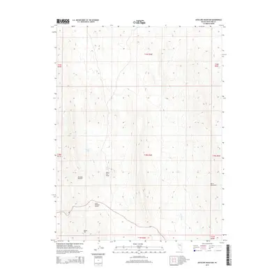 2014 Map of Antelope Mountain, 2014 Print