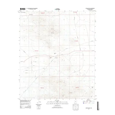 2013 Map of Antelope Pass, 2013 Print