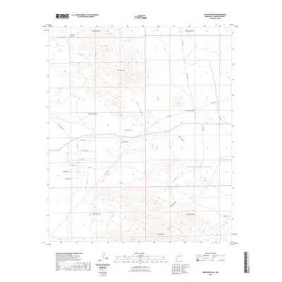 2023 Map of Antelope Pass, 2023 Print