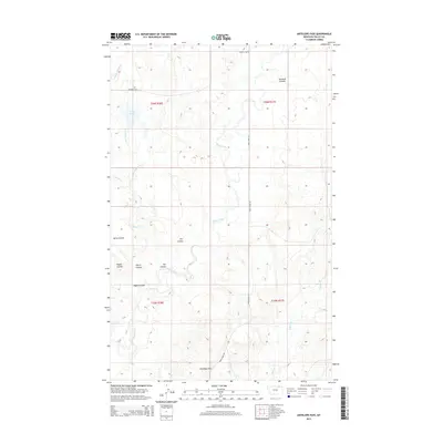 2014 Map of Antelope Pass, 2014 Print