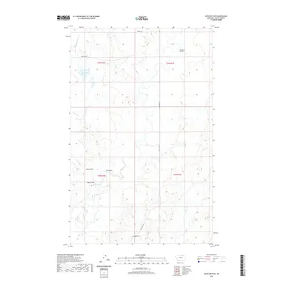2020 Map of Antelope Pass, 2020 Print