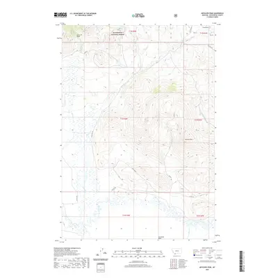 2020 Map of Antelope Peak, 2020 Print