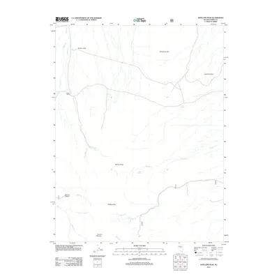 2012 Map of Antelope Peak, 2012 Print