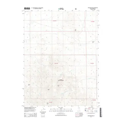 2014 Map of Antelope Peak, 2014 Print