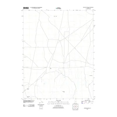 2011 Map of Antelope Peak, 2011 Print