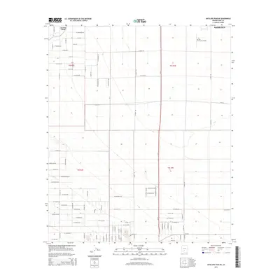 2014 Map of Antelope Peak NE, 2014 Print