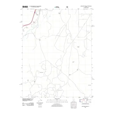2011 Map of Antelope Range, 2011 Print