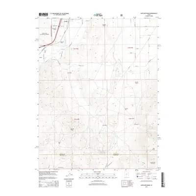 2014 Map of Antelope Range, 2014 Print