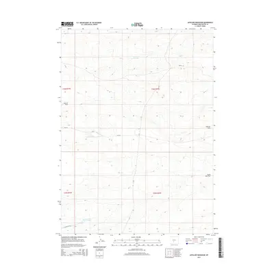 2015 Map of Antelope Reservoir, 2015 Print