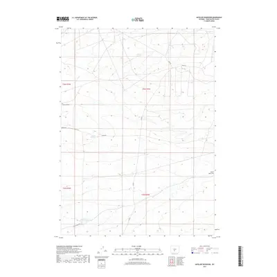 2017 Map of Antelope Reservoir, 2017 Print
