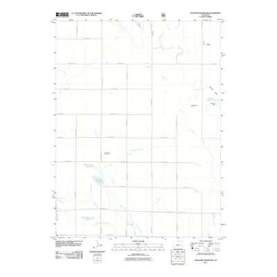 2011 Map of Antelope Reservoir, 2011 Print