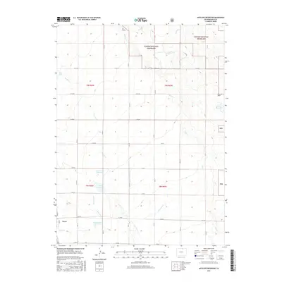 2016 Map of Antelope Reservoir, 2016 Print
