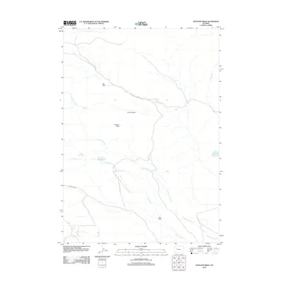2012 Map of Antelope Ridge, 2012 Print