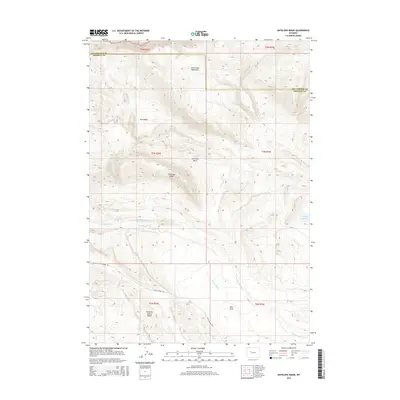 2015 Map of Antelope Ridge, 2015 Print