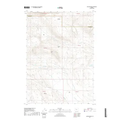2017 Map of Antelope Ridge, 2017 Print