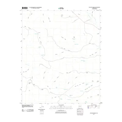 2010 Map of Antelope Ridge, 2010 Print