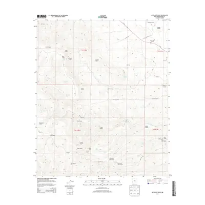 2013 Map of Antelope Ridge, 2013 Print