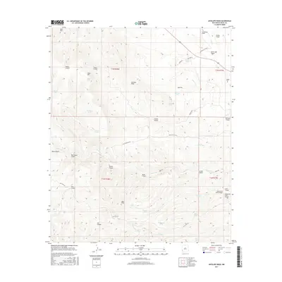 2017 Map of Antelope Ridge, 2017 Print