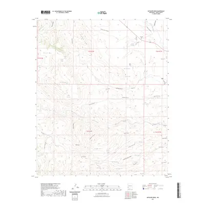 2023 Map of Antelope Ridge, 2023 Print