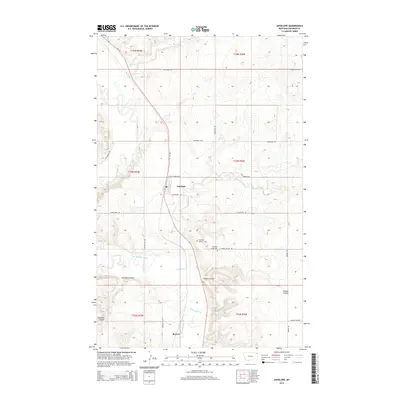 2014 Map of Antelope, 2014 Print