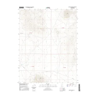 2017 Map of Antelope Spring, 2017 Print