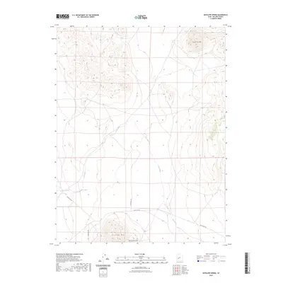 2023 Map of Antelope Spring, 2023 Print