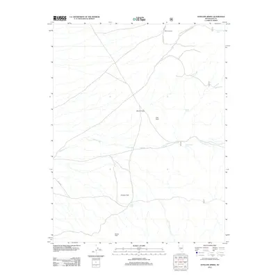 2012 Map of Antelope Spring, 2012 Print