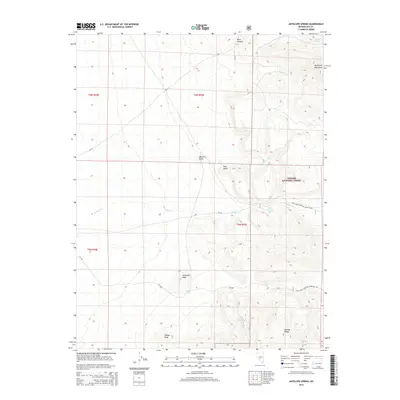 2014 Map of Antelope Spring, 2014 Print
