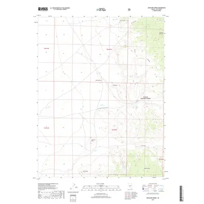 2018 Map of Antelope Spring, 2018 Print