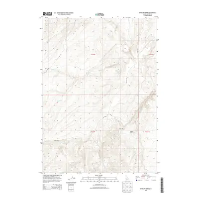 2013 Map of Antelope Spring, 2013 Print