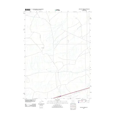 2012 Map of Antelope Spring, 2012 Print