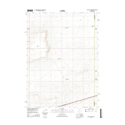 2015 Map of Antelope Spring, 2015 Print