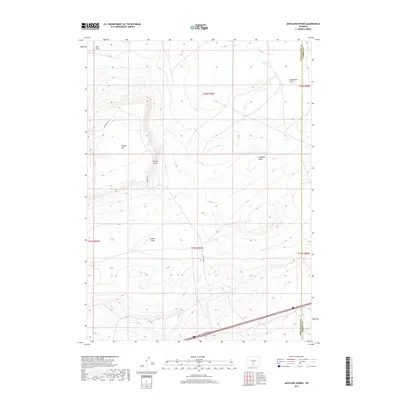 2017 Map of Antelope Spring, 2017 Print