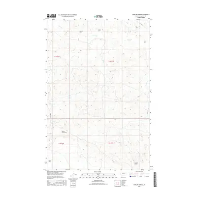 2017 Map of Antelope Springs, 2017 Print