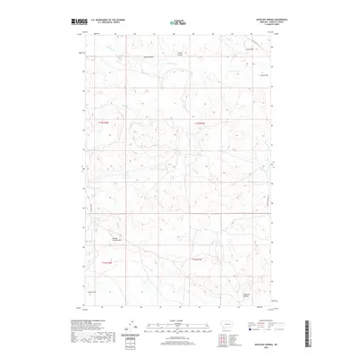 2020 Map of Antelope Springs, 2020 Print
