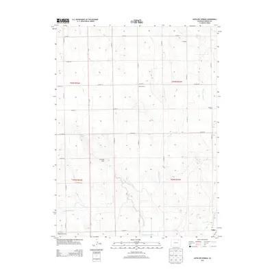 2013 Map of Antelope Springs, 2013 Print