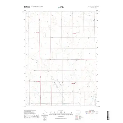 2019 Map of Antelope Springs, 2019 Print