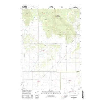 2017 Map of Antelope Valley, 2017 Print