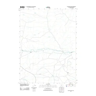 2012 Map of Antelope Wash, 2012 Print