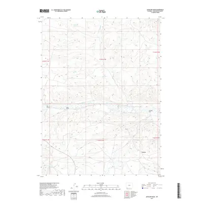 2017 Map of Antelope Wash, 2017 Print