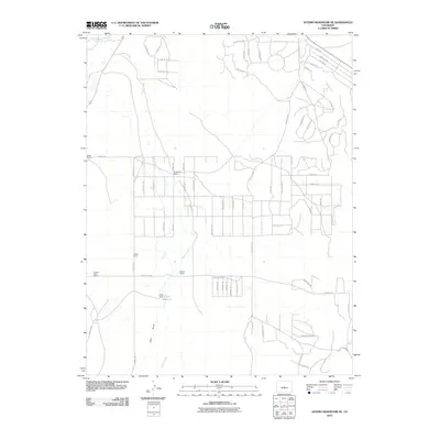 2010 Map of Antero Reservoir NE, 2010 Print