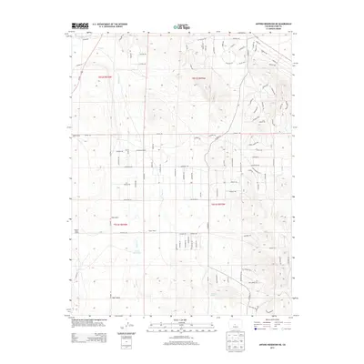 2013 Map of Antero Reservoir NE, 2013 Print