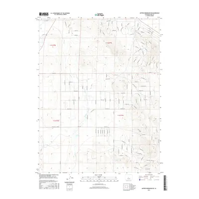 2016 Map of Antero Reservoir NE, 2016 Print