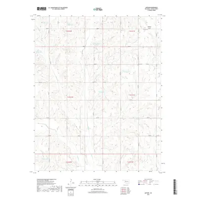 2018 Map of Anthon, 2018 Print