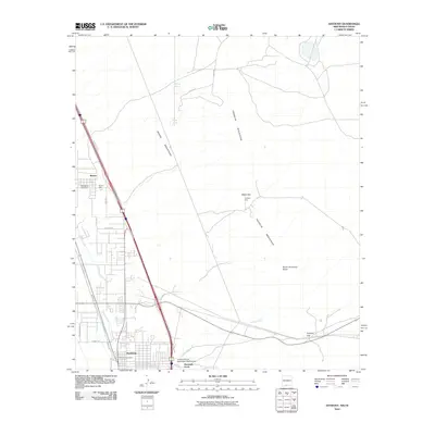 2010 Map of Anthony, 2010 Print