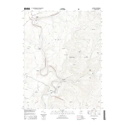 2014 Map of Anthony, 2014 Print