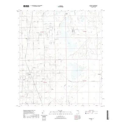 2018 Map of Anthony, 2018 Print