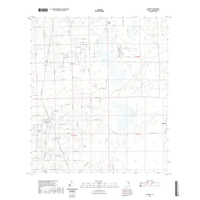 2021 Map of Anthony, 2021 Print